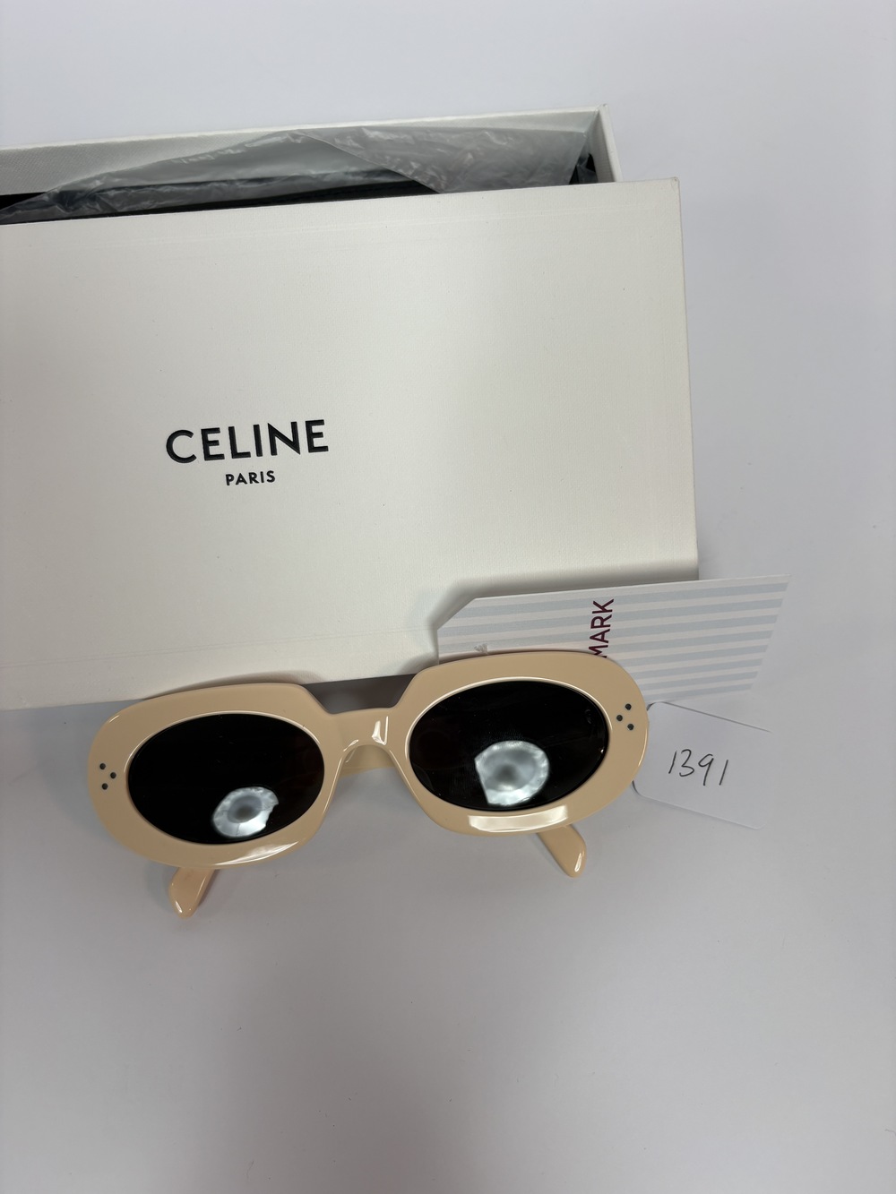 PF-1391 Celine Cream Sunglasses